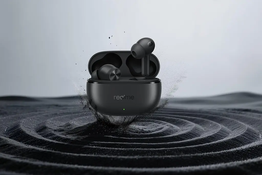 Навушники realme Buds T200X Black - фото 7