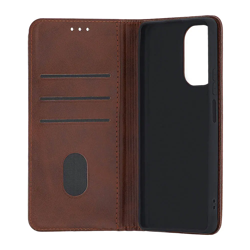 Чохол-книжка Premium Xiaomi Redmi Note 12 Turbo 5G / POCO F5 5G Dark Brown - фото 3