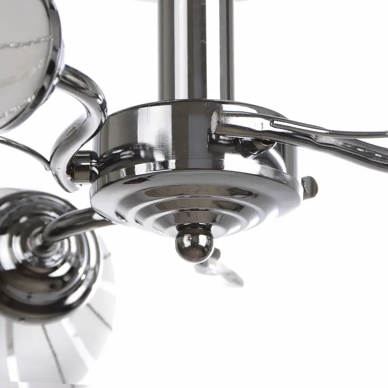 Люстра потолочная Brille классическая E14 40W CH (LK-222C/3) - фото 5