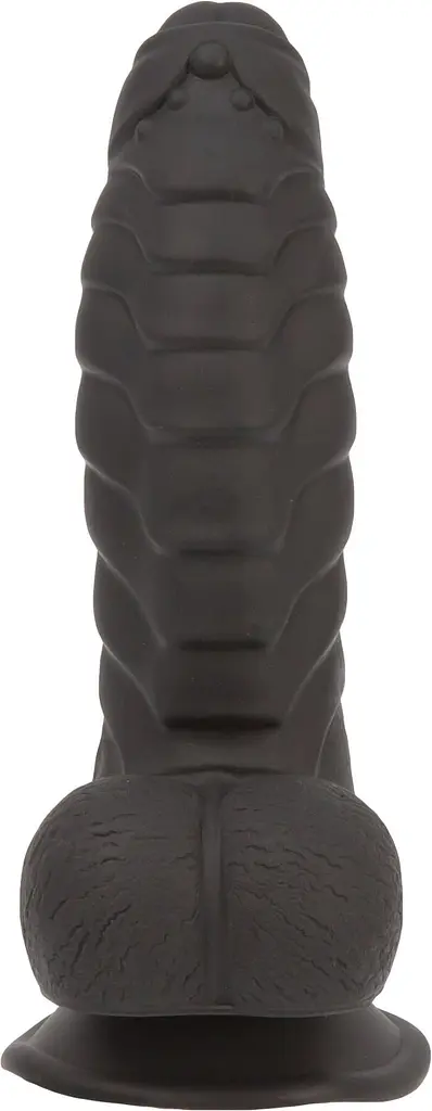 Фалоімітатор Addiction Ben 7 Dildo With Balls, 17.8 см + віброкуля в подарунок - фото 3
