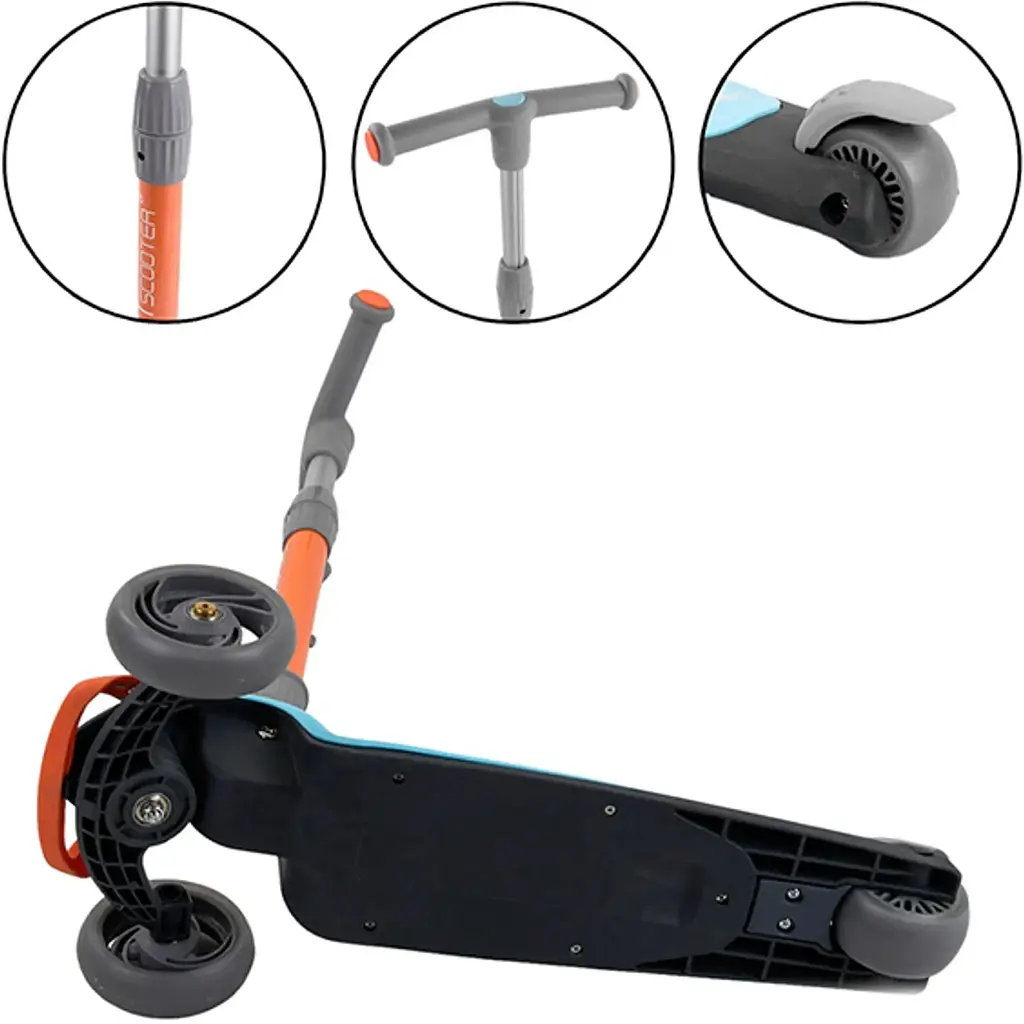 Триколісний самокат Best Scooter ЦБ-00245761 блакитний - фото 7