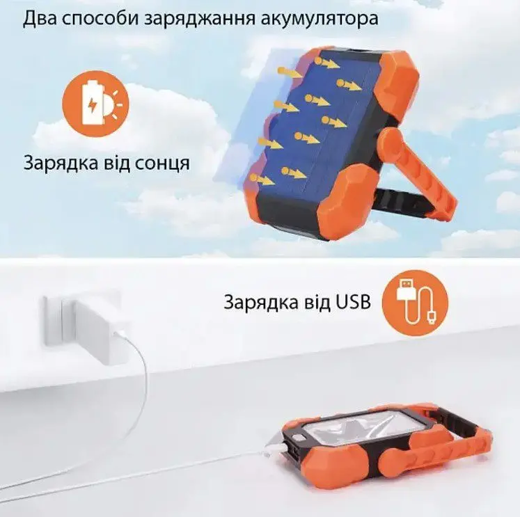 Фонарь Openbox Solar аккумулятор, функция PowerBank - фото 3