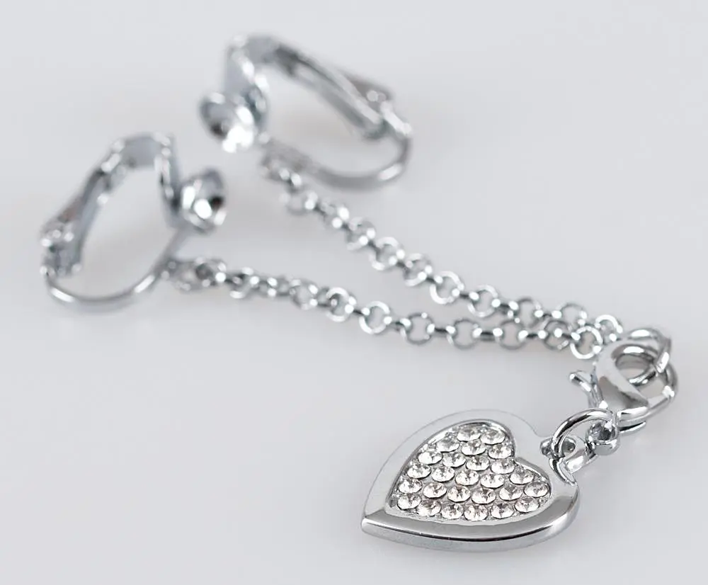 Затискач для клітора Intimate Heart-shaped Chain Orion 42-07707520000 98931 - фото 2