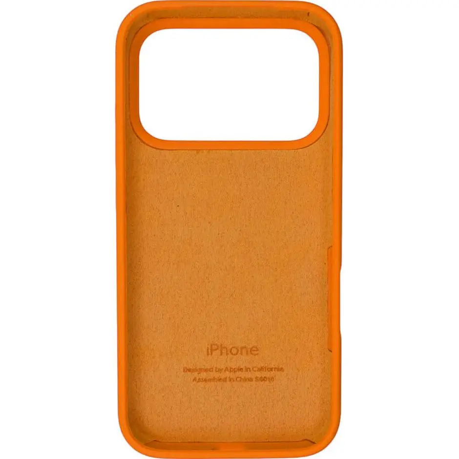 Чохол Silicone Case для Apple iPhone 17 Pro Max Orange AA [145099] - фото 2