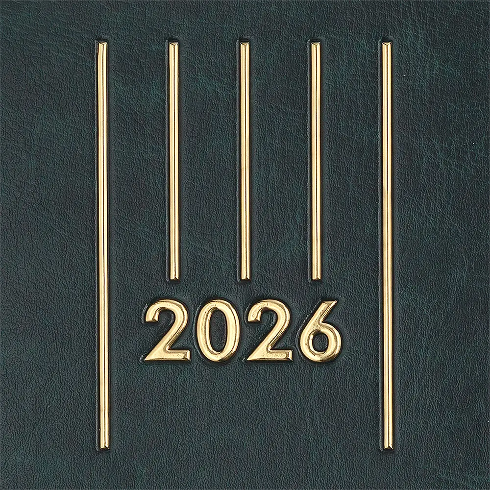 Ежедневник датированный Buromax Memory 2026 A5 искусственная кожа зеленый (BM.21151-04) - фото 3