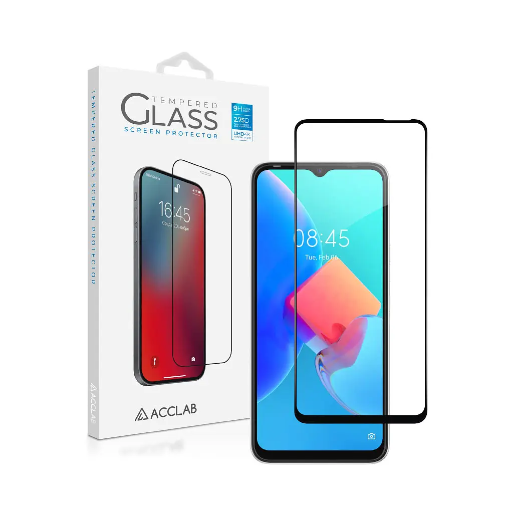 Стекло защитное ACCLAB Full Glue Tecno Spark 8C (1283126542466) - фото 2