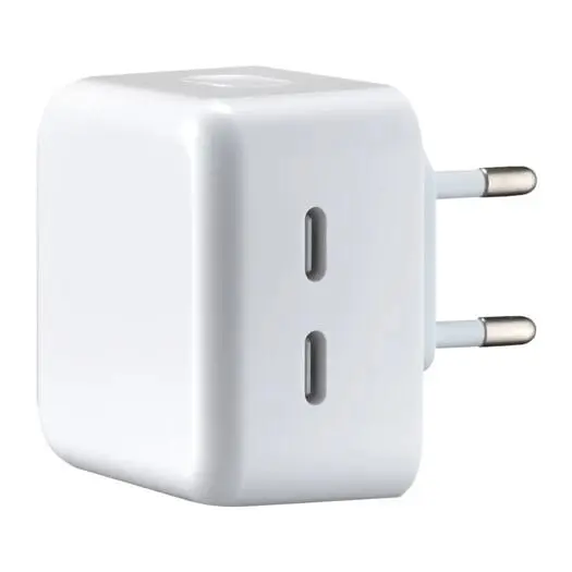 Зарядний пристрій адаптер живлення 35 W Dual USB-C Port Compact Power Adapter (MNWM3) - фото 4