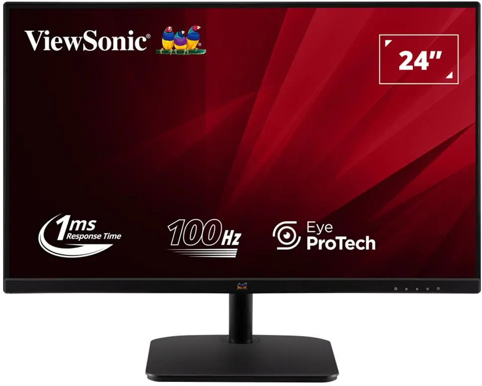 Монітор 23.8" ViewSonic VA2432-H-2 (VA2432-H-2) 1920x1080 (FullHD) IPS 100 Hz
