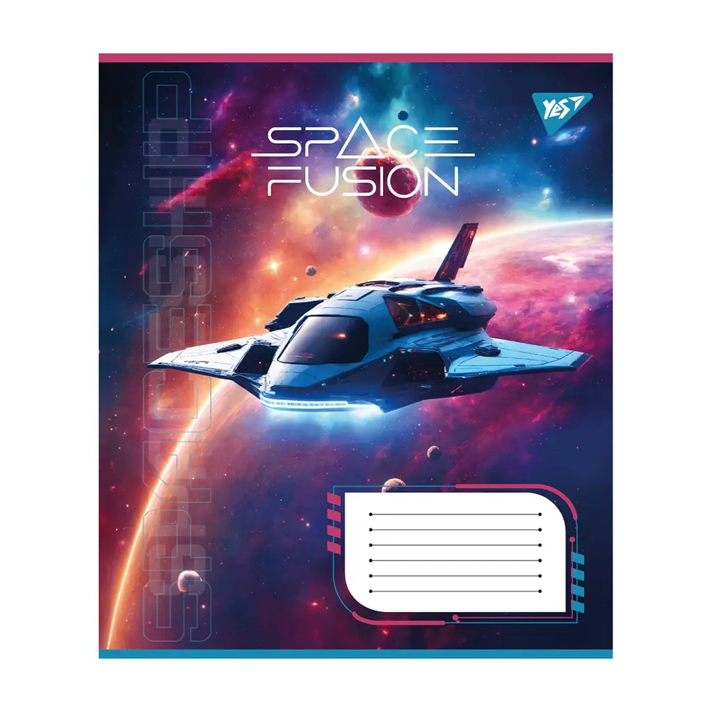 Зошит Yes Space fusion А5 36 аркушів клітинка (767070), в асортименті - фото 6
