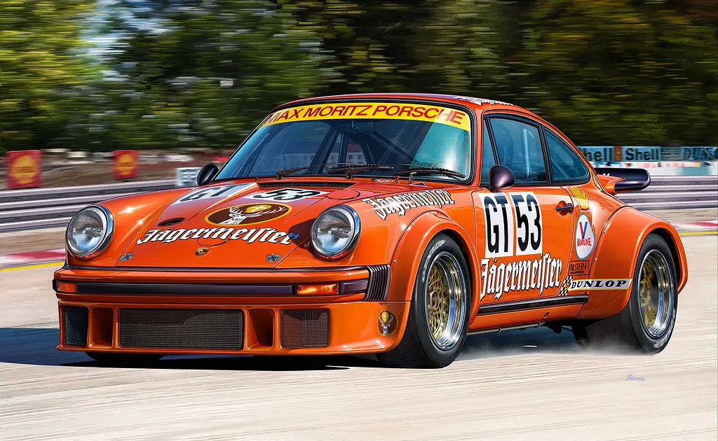 Збірна модель-копія Revell Автомобіль Porsche 934 RSR Jägermeister 1:24 (RVL-07031) - фото 4