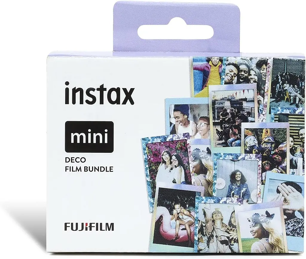 Фотопапір Fujifilm Instax Mini Deco Film Bundle 30шт. 3 картриджа по 10 аркушів Confetti Blue і Mermaid - фото 2
