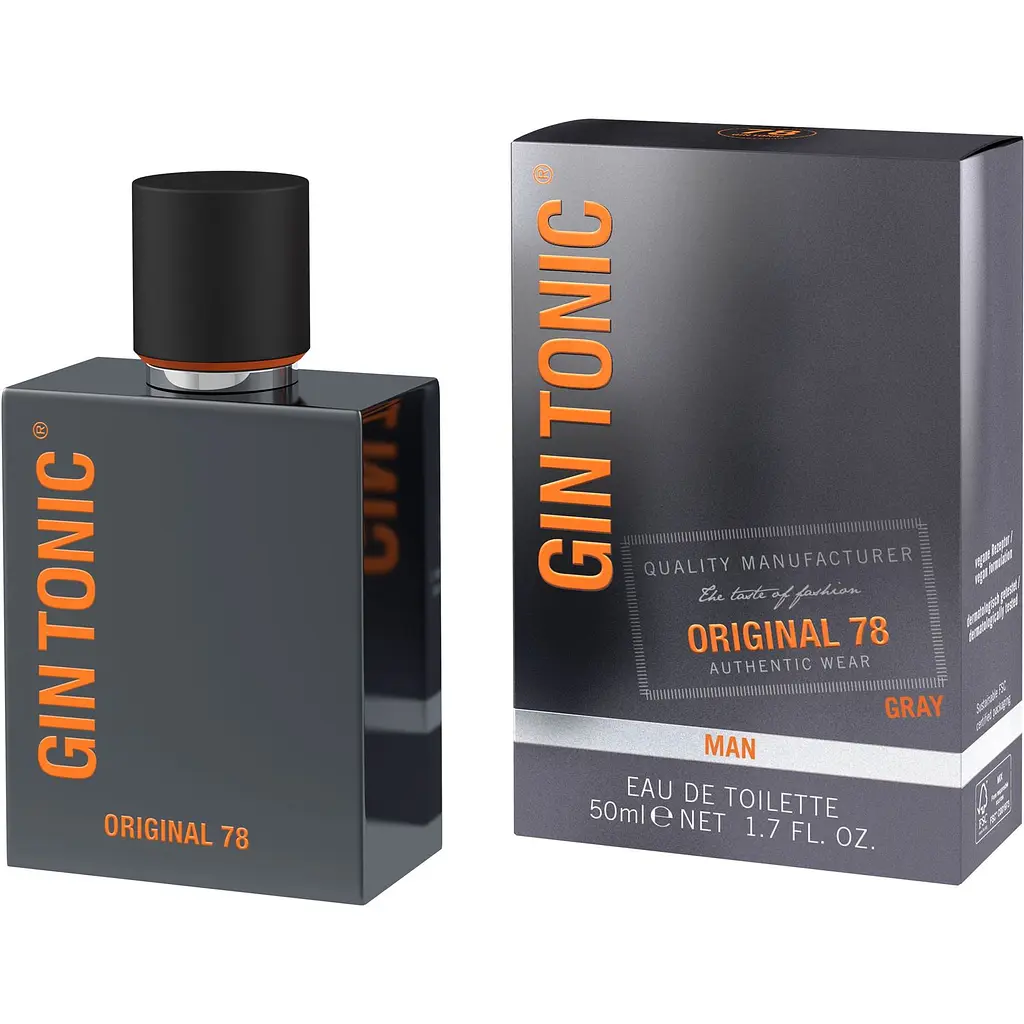 Туалетная вода для мужчин Gin Tonic Original 78 Gray 50 мл - фото 2