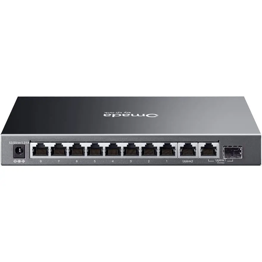 Комутатор TP-Link Omada ES210GP 10-Port Gigabit Smart PoE+ (ES210GP) - фото 3