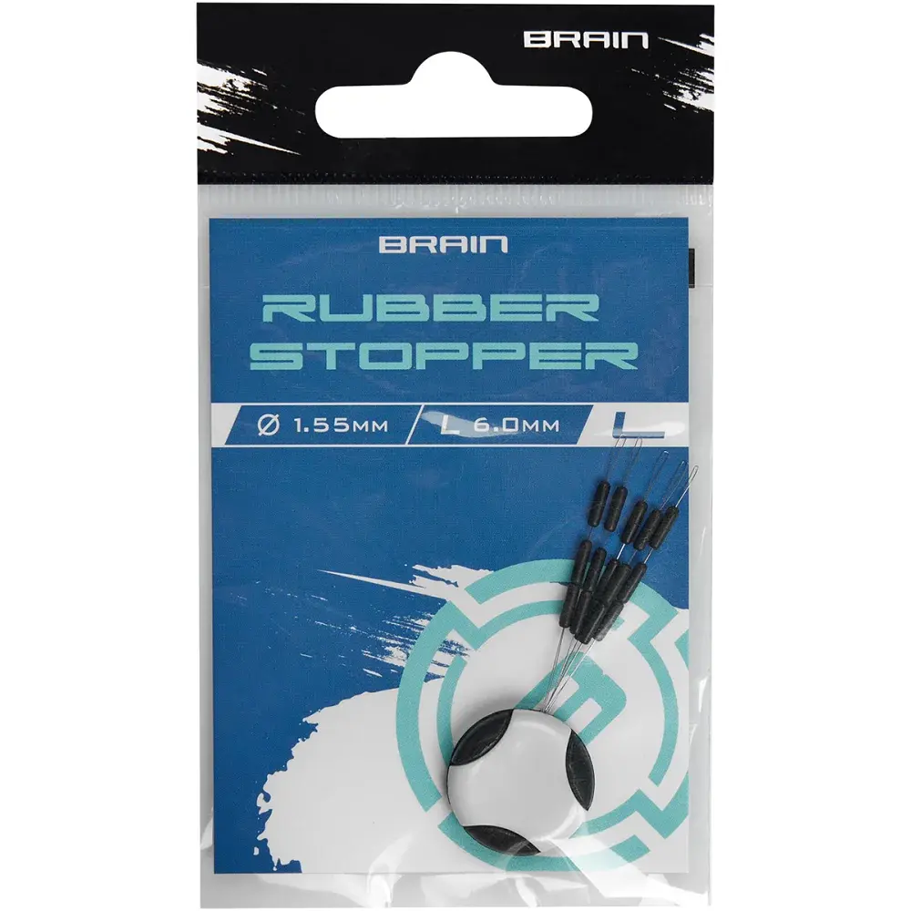 Стопор Brain Rubber Stopper L 3 6.0mm Ø1.55mm - фото 2