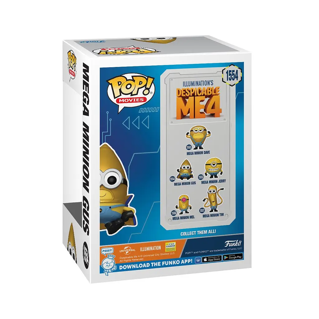 Фигурка Funko POP Movies: Despicable Me 4 - Mega Minion Gus det0018131 - фото 3