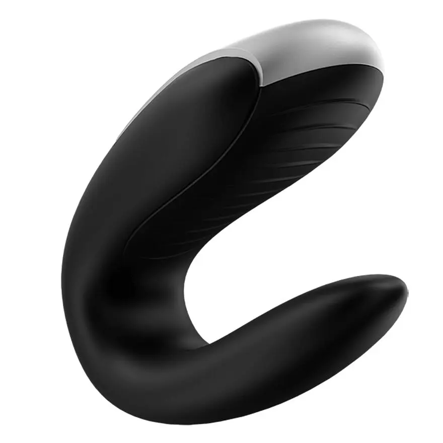 Смарт-вібратор для пар Satisfyer Double Fun (Black) з пультом ДК - фото 2
