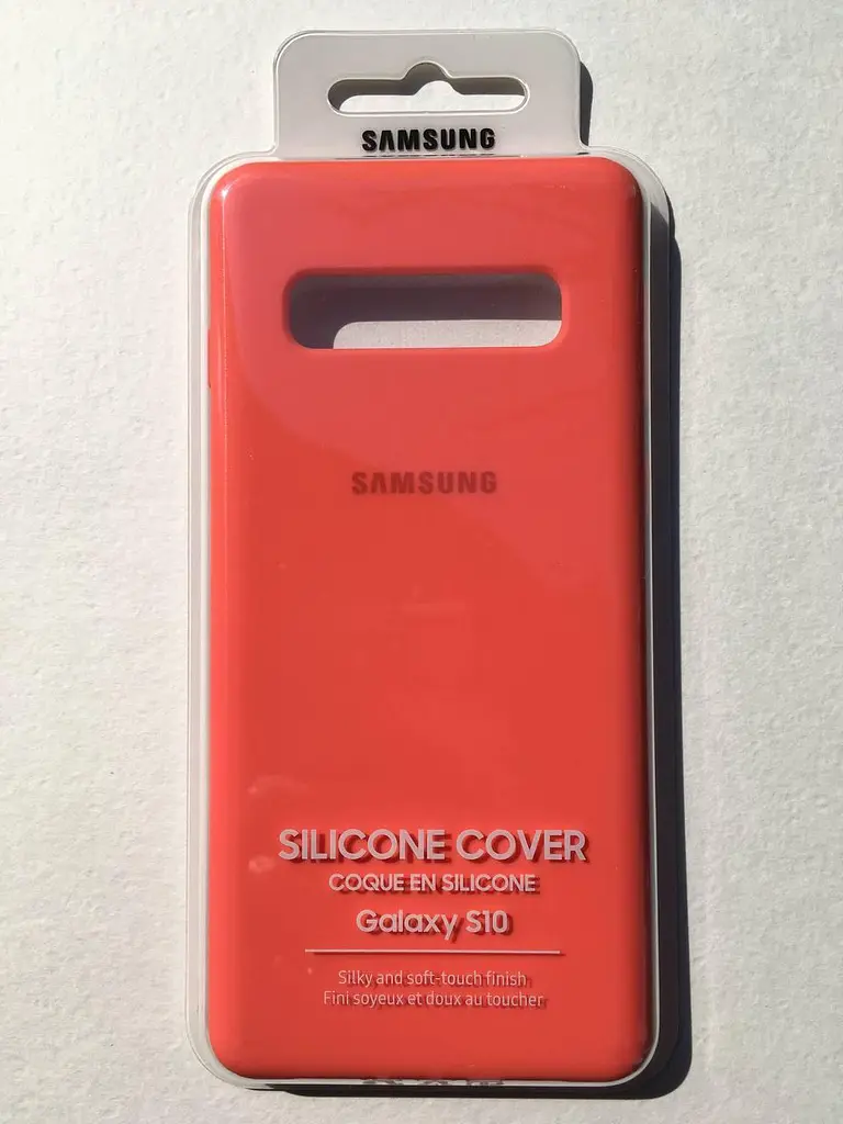 Чохол силіконовий Silicone Cover EF-PG973THEGRU для Samsung Galaxy S10 (6.1") Coral - фото 7