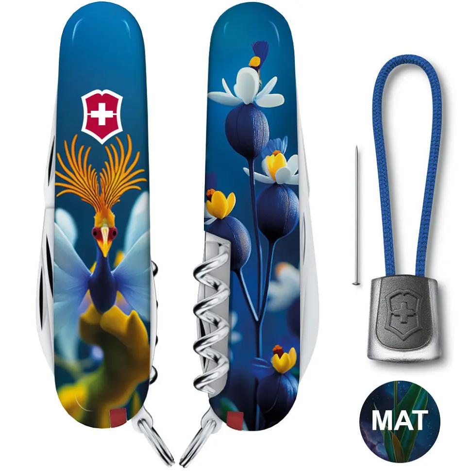 Складаний ніж Victorinox CAMPER DESIGN Фантастична пташка - фото 3