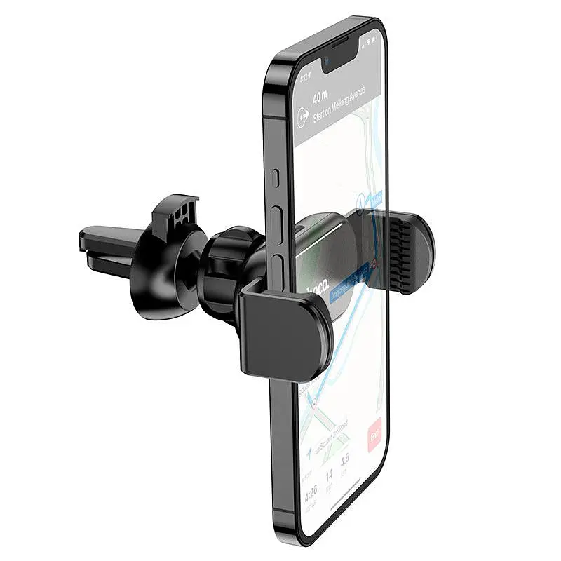 Холдер Hoco CA108 Pilot auto clamp air outlet car holder Чорний - фото 2