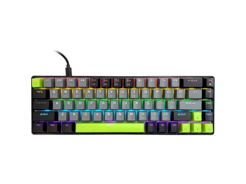 Клавіатура Media-Tech Red Core MX60 Black (MT1260)