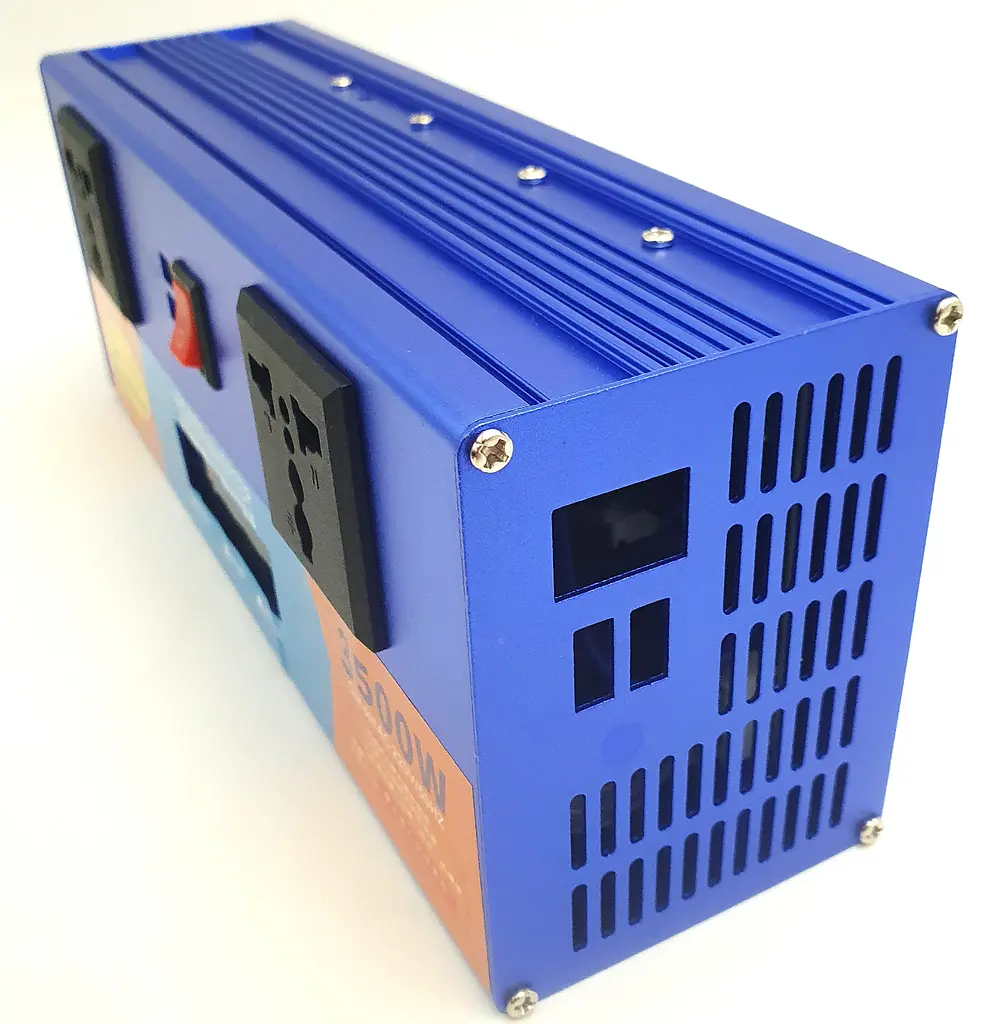 Автоінвертор 12 V-220 V перетворювач напруги з LCD-екраном та USB-портом 3500 W модифікована синусоїда Eryuan 12 V-220 V 3500 Вт - фото 5