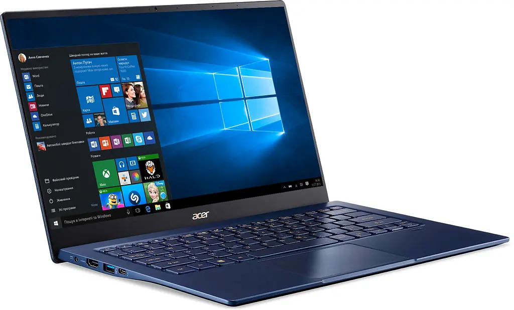 Ноутбук Acer Swift 5 SF514-54T-71ZX (NX.HHYEU.00E) Charcoal Blue (NX.HHYEU.00E) - фото 2