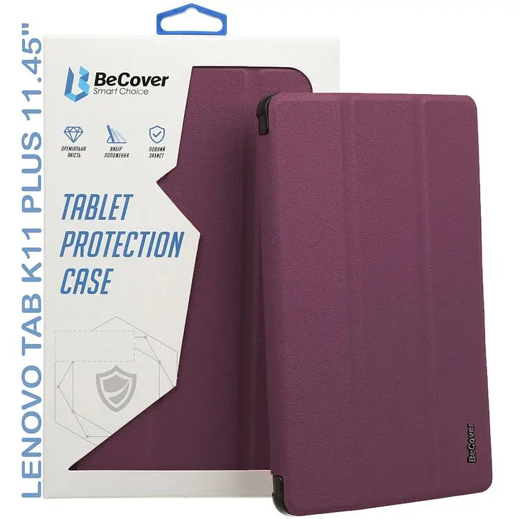 Чехол-книжка BeCover Smart Case для Lenovo Tab K11 Plus TB-352F 11.45" Purple (711852) - фото 5