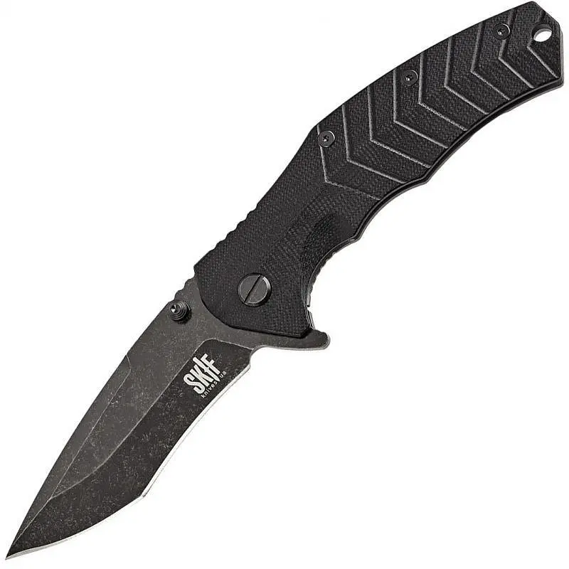 Ніж Skif Griffin II Чорний Stonewash чорний 422SEB