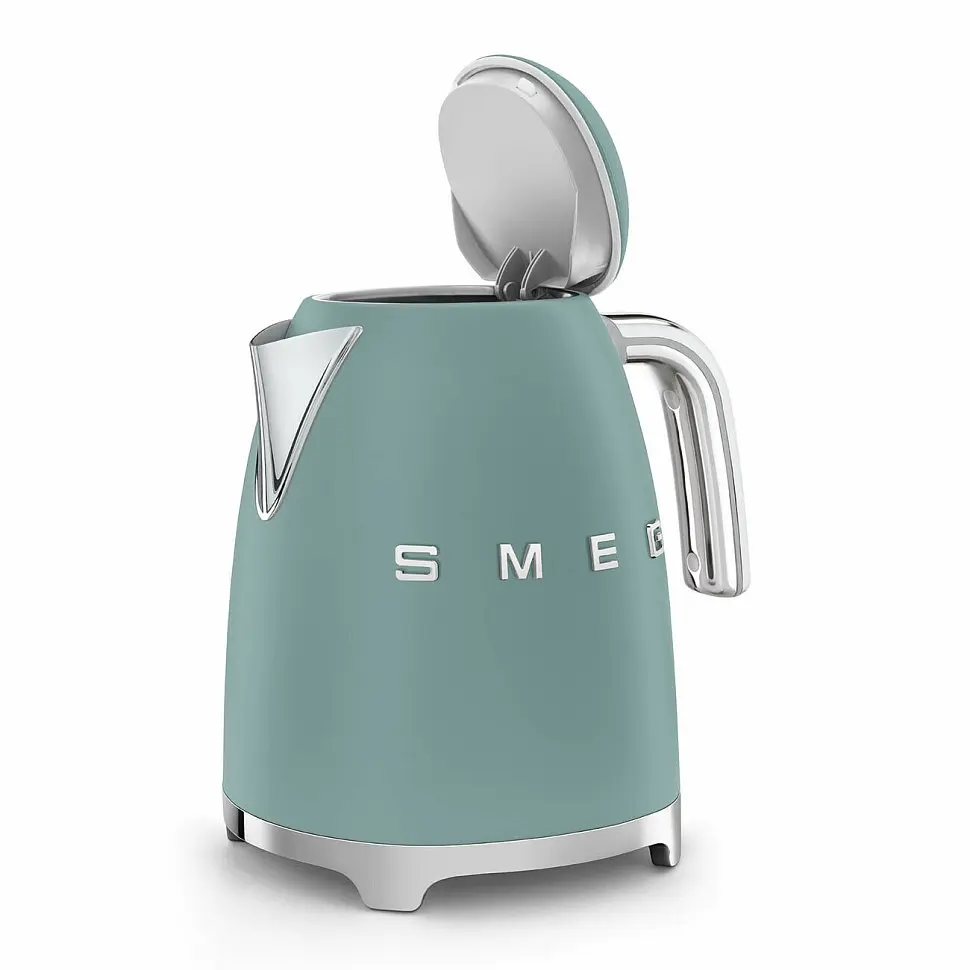 Чайник электрический Smeg (KLF03EGMEU) Retro Style 50's - 1,7л - изумрудно-зеленый матовый, Смарагдово-зелений матовий - фото 8