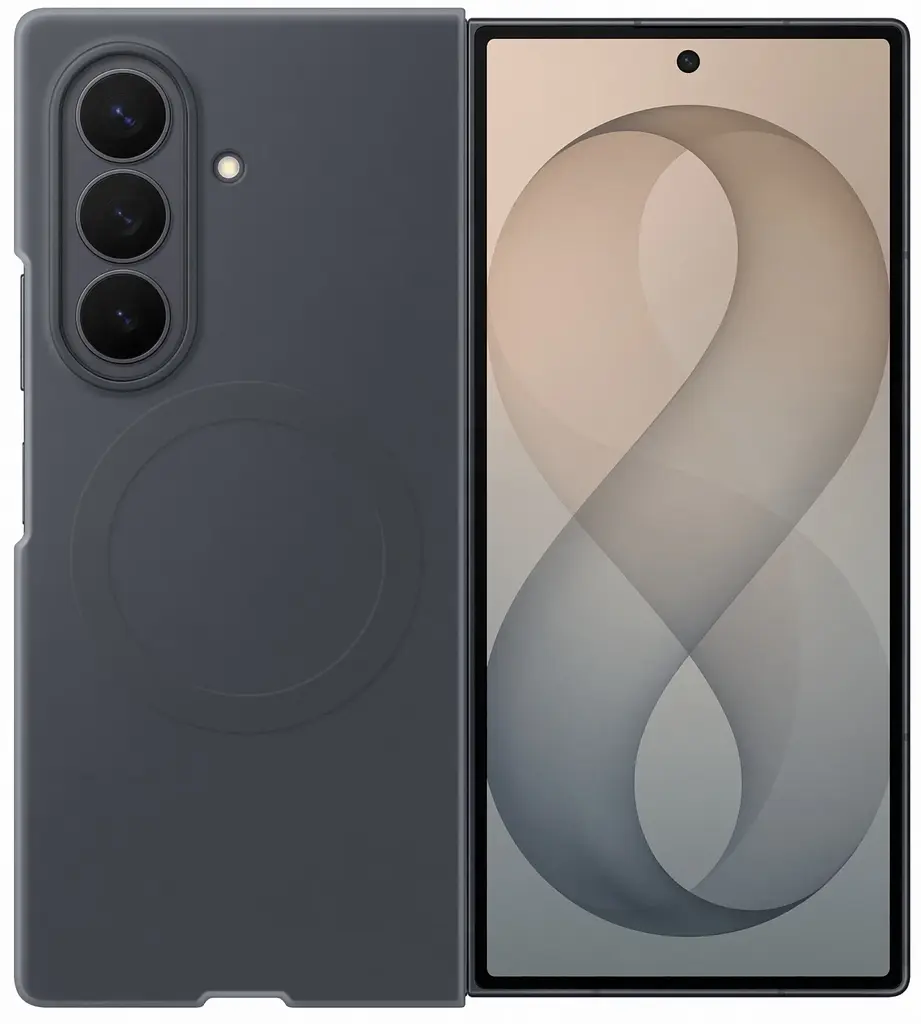 Чохол Samsung Fold 8 Ultra Silicone Magnet Case EF-EF976CBEGUA Black (7292272) - фото 2