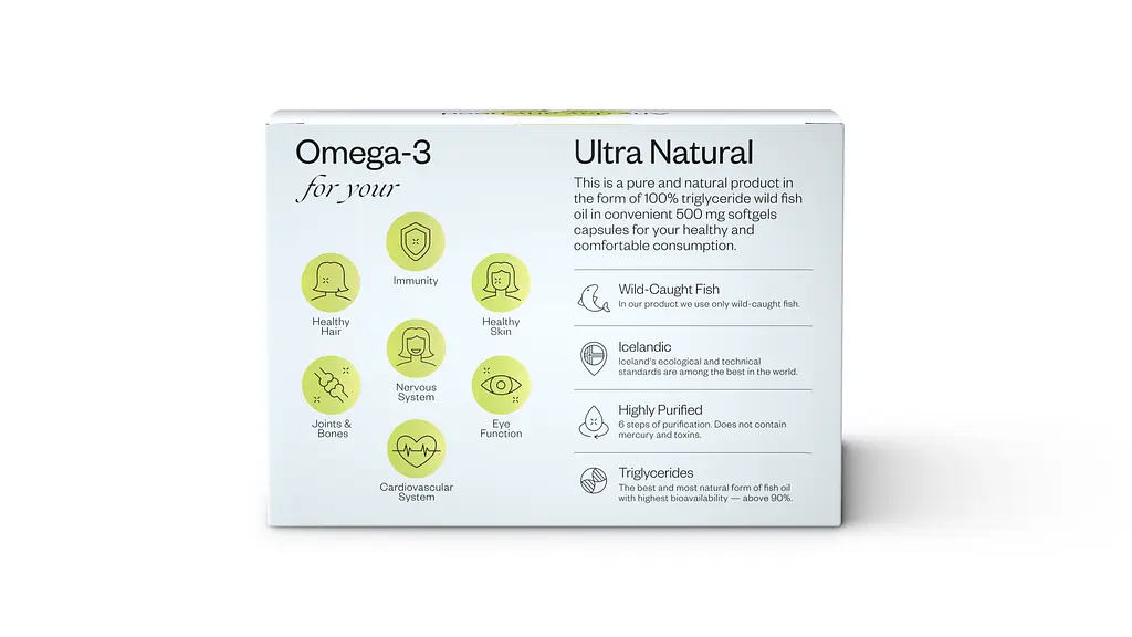 Омега-3 печени трески Perla Helsa Wellness Complex с витаминами A и D3 120 капсул - фото 2