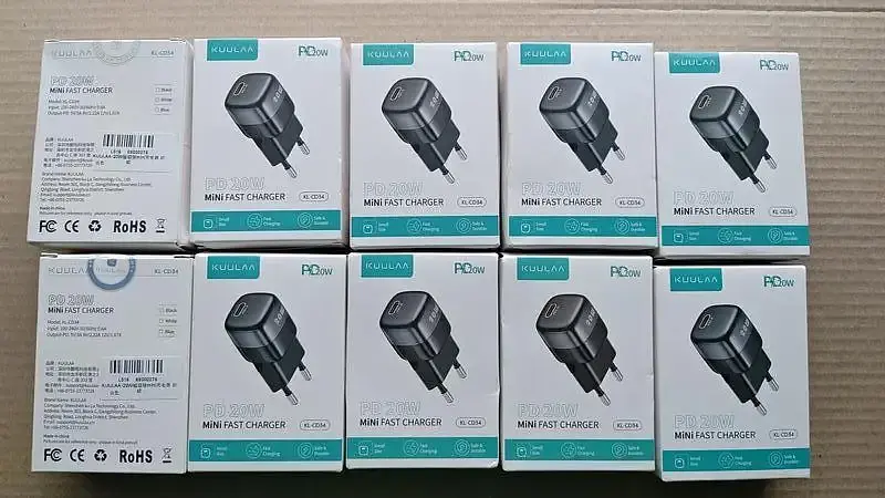 Адаптер сетевое зарядное устройство для Kuulaa KL-CD34 20W Super Si Type-C (в коробке) черный - фото 8