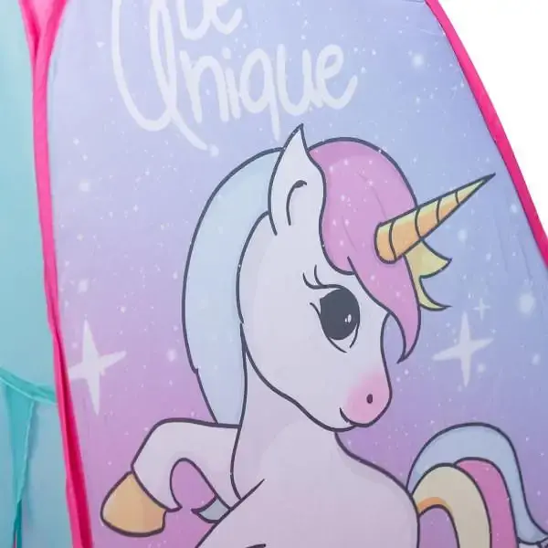 Намет дитячий ігровий LUGI HP-S-2ND з єдинорогом 80х80х100 см рожевий - фото 11