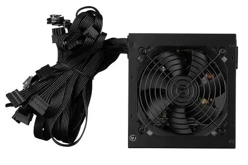 Блок живлення 550 Вт, 2E Master Power, Black, ATX, 80 Plus, Active PFC, 120 мм, 3xMolex / 5xSATA / 2xPCI-E 6+2-pin / 1xMB 20+4-pin / 1xCPU 4+4-pin, захист OVP/SCP/OPP/OCP (2E-MP550-120APFC) - фото 2