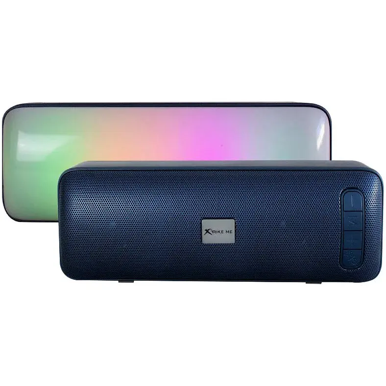Блютуз Bluetooth колонка Xtrike ME SP-208BT беспроводная стереосистема с RGB подсветкой - фото 4