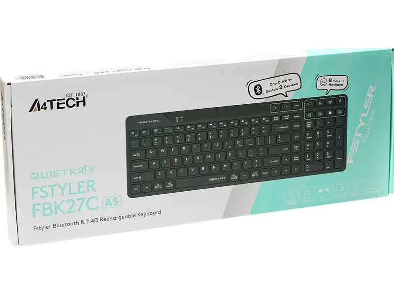 Клавіатура A4Tech Fstyler FBK27C AS Black - фото 5