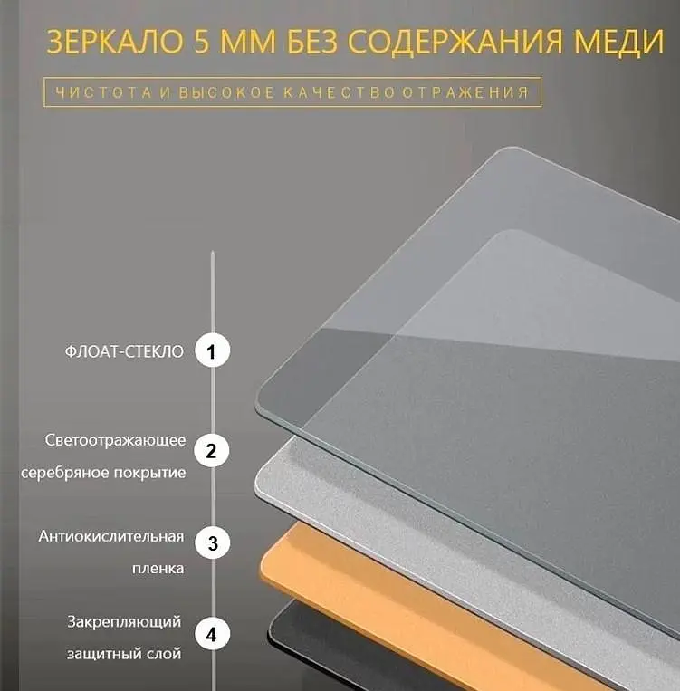 Дзеркало Dusel DE-M3031 100x75 см сенсорне включення + підігрів+ годинник/темп+Bluetooth, Білий - фото 10