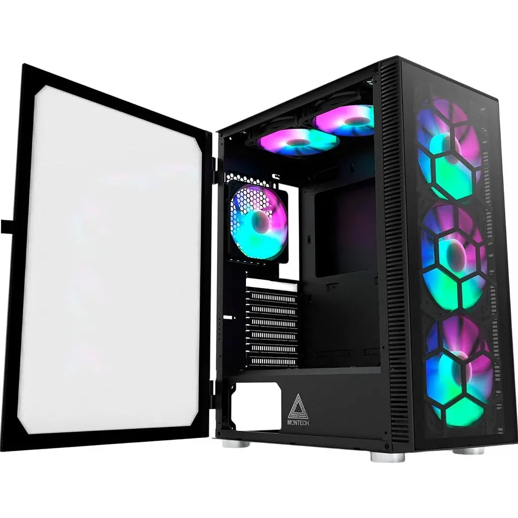 Корпус Montech X3 Glass Black [143903] - фото 2