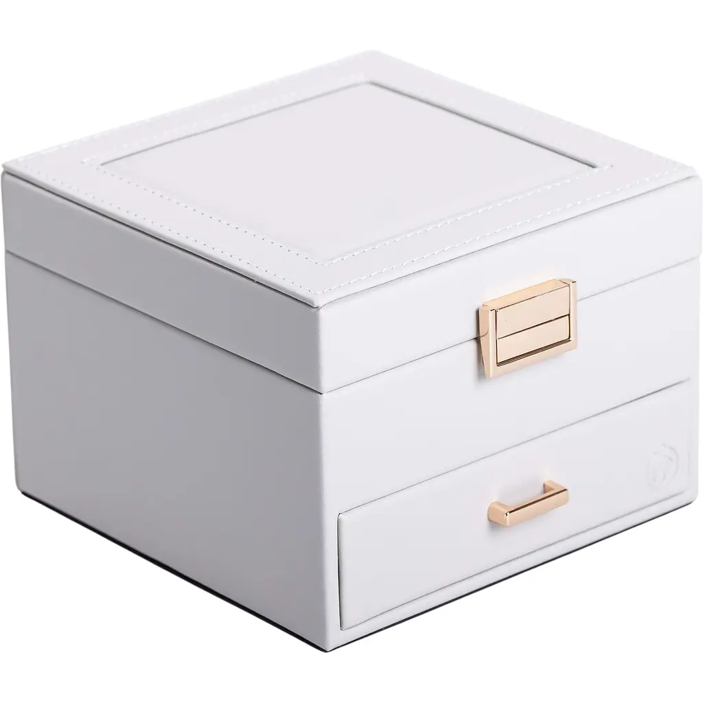 Органайзер для прикрас Yiwu з накидним замком 16x16x12 см сірий HP-5-2G - фото 8