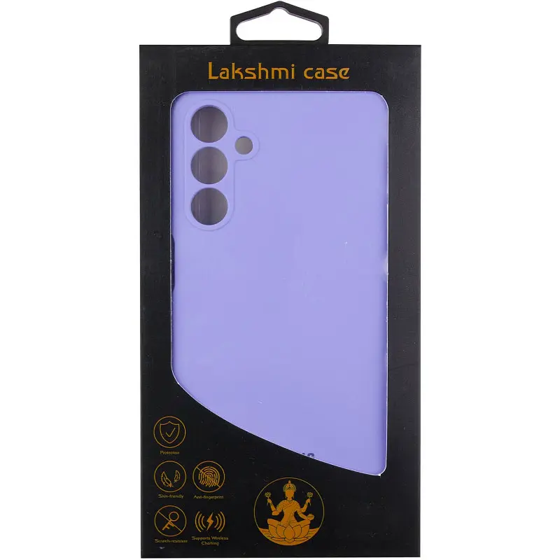 Чохол Lakshmi Silicone Cover Full Camera (AAA) with Logo для Samsung Galaxy A55 Бузковий / Dasheen - фото 4