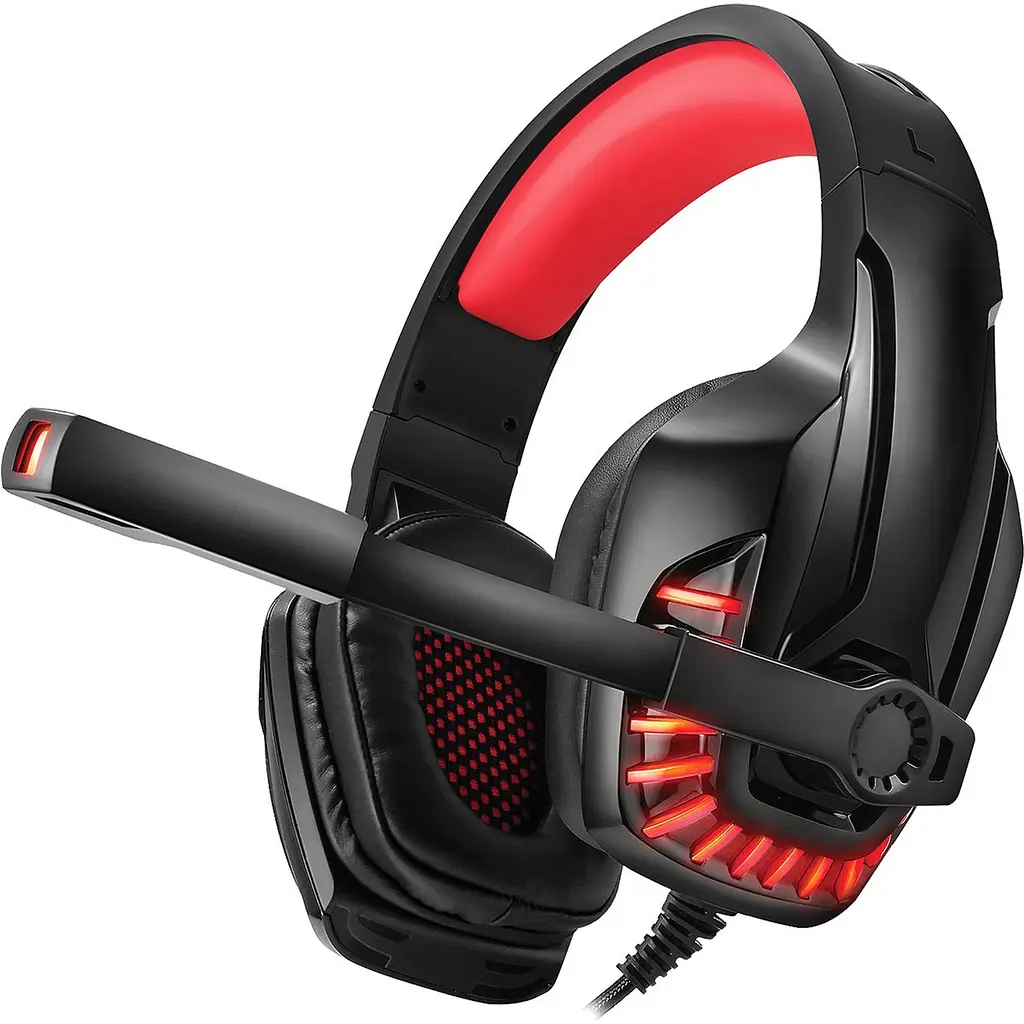 Гарнітура REAL-EL GDX-7650 Чорний/Червоний