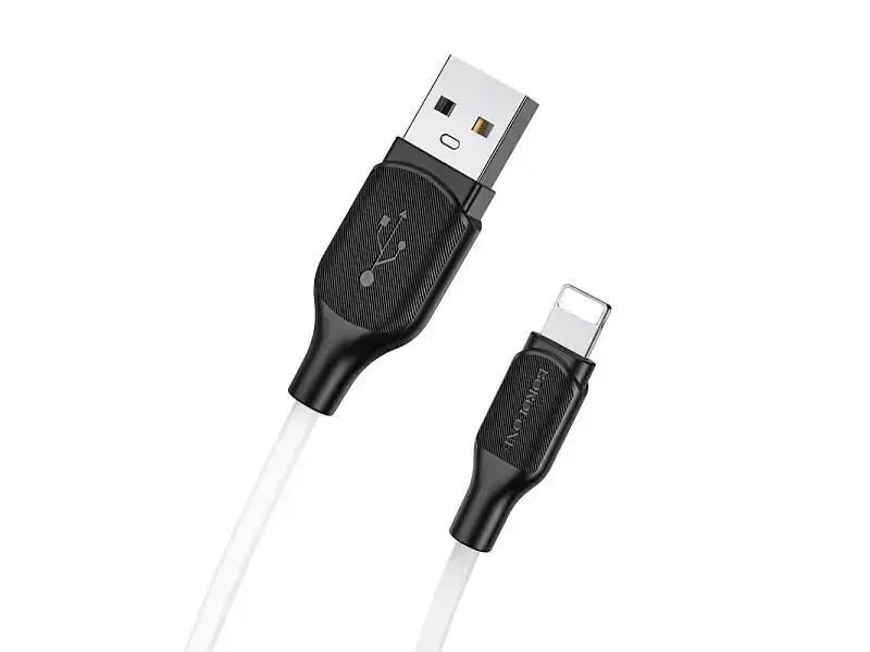 Кабель Borofone BX42 Encore USB Type-A to Lightning 1m White (6931474736734)