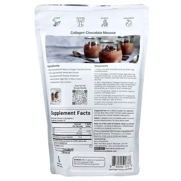 Колаген Marine Collagen 454 g Micro Ingredients vit0005679 - фото 2