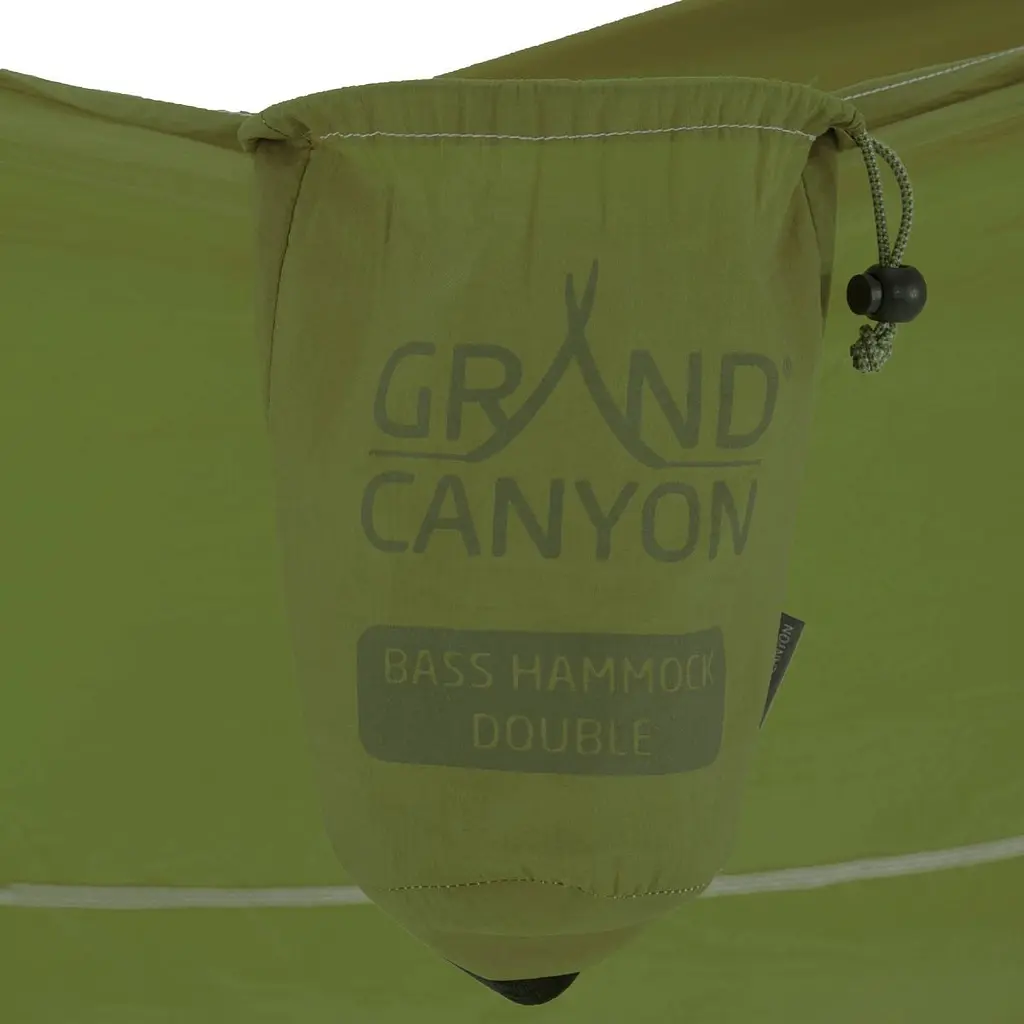 Гамак туристический двухместный Grand Canyon Bass Hammock Double 320х230 см до 180 кг оливковый - фото 8