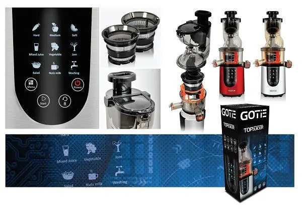 Соковитискач шнековий Gotie GSJ-600W - фото 8