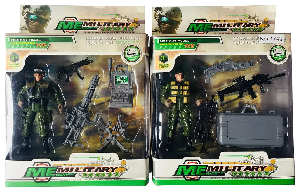 Іграшковий набір DIY Toys Фігурка військового з обладнанням, в асорт (CJ-2175126) (6809366) - фото 2