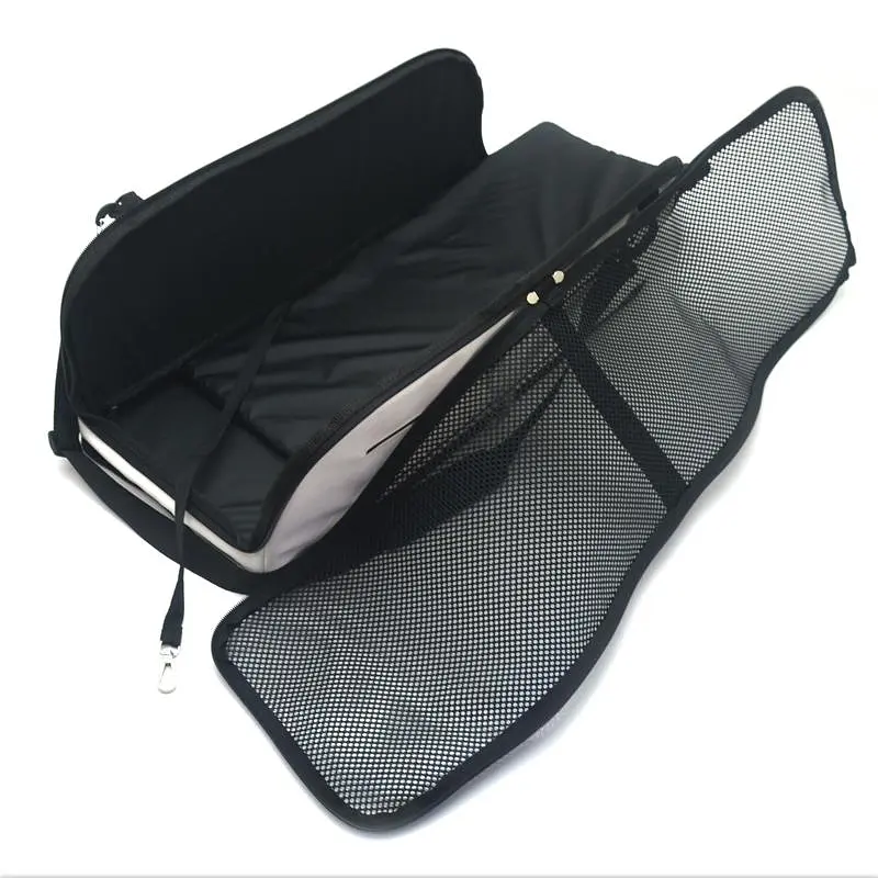 Авиа-Сумка переноска лежак Zoo-hunt для кошек и малых пород собак Мечта L 25х55х20 см белая - фото 3