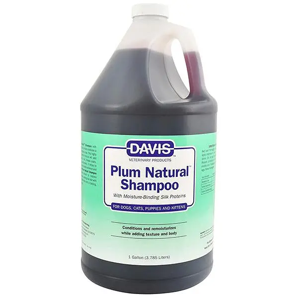 Шампунь Davis Plum Natural Девіс Натуральна слива з протеїнами шовку для собак і котів (концентрат) 3.8 л (PNSG)
