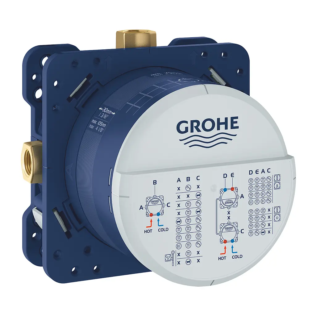 Душова система прихованого монтажу Grohe Grohtherm SmartControl 26415SC1, Хром - фото 4