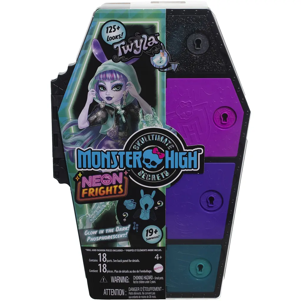 Набір-сюрприз Monster High Skulltimate Secrets Неонові та бомбезні Жахо-секрети Твайли (HNF82) - фото 5